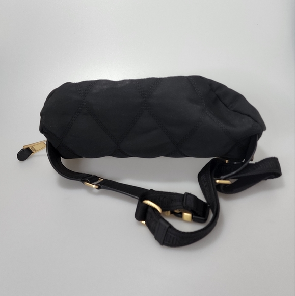 Moschino Women's Nylon Logo Belt Bag Black/Gold - Picture 5 of 8